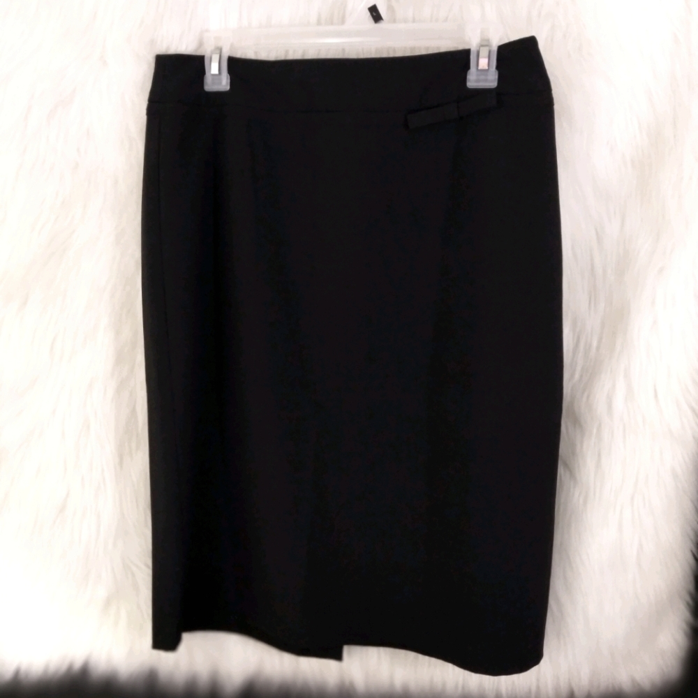 GEORGE Stretch Black A Line Skirt Size 10